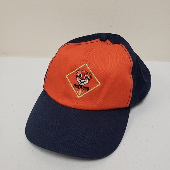 Tiger Cub Scout Cap Hat Adjustable Boys Youth Size - Picture 1 of 7